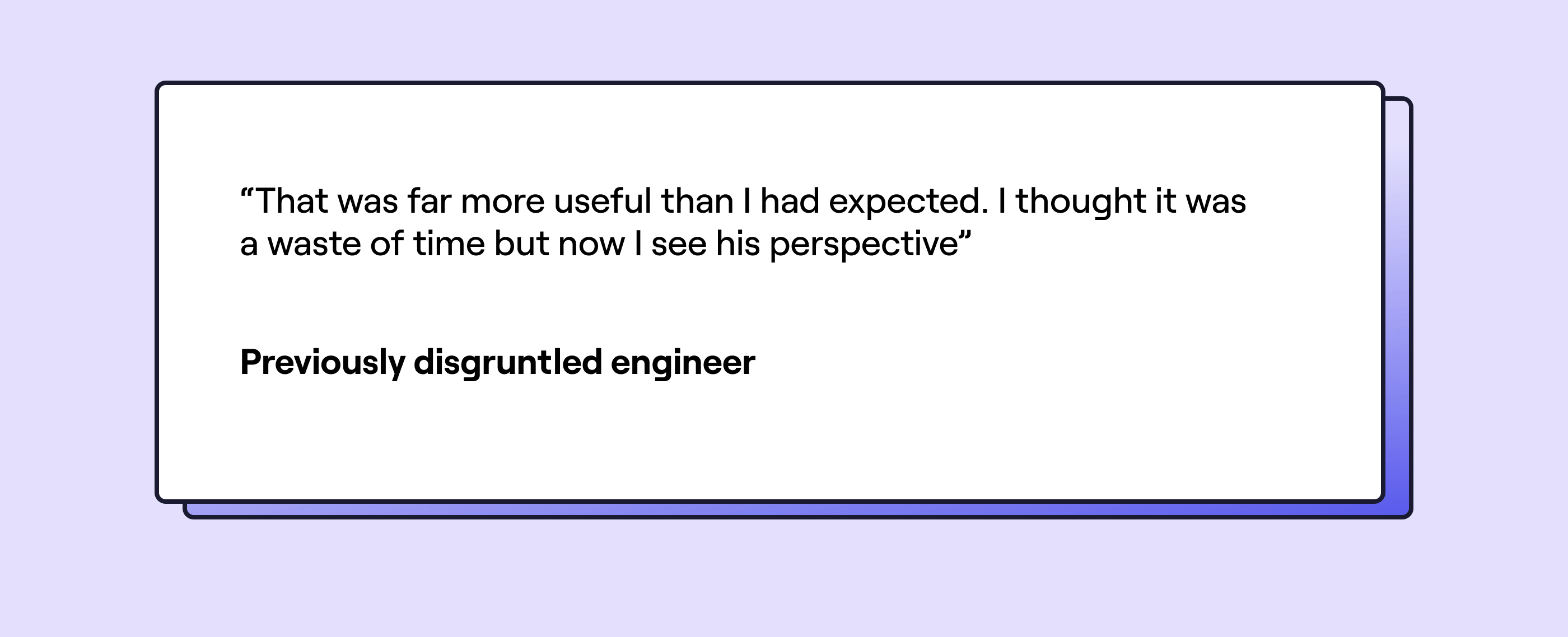 Quote from an engineer'